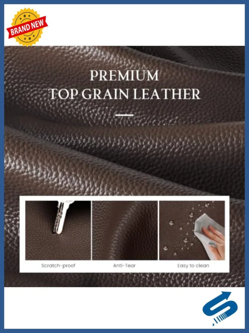 Genuine Leather Slouchy 2-in-1 Convertible Tote Hobo Shoulder Bag